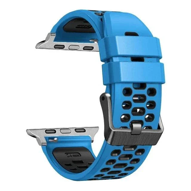 Sport Silicone Watch Band For Apple Watch Ultra 2 49mm And Series 9 8 7 SE 6 - Strap Shack