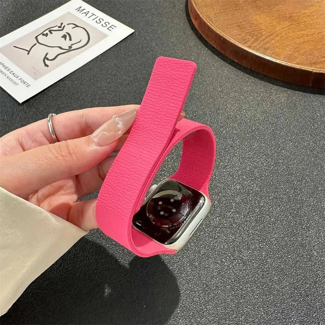 Magnetic Silicone Watch Band For Apple Watch Ultra And Series 3-11 SE 40-49mm - Strap Shack