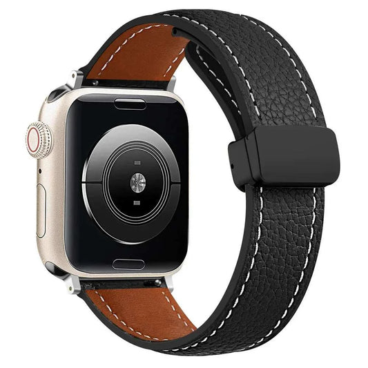 Leather Watch Band For Apple Watch Ultra 2 And Series 9 8 7 6 5 SE - Strap Shack