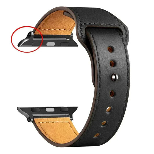 Leather Apple Watch Bands 38mm to 49mm Compatible with Series 3 9 Ultra 2 SE - Strap Shack