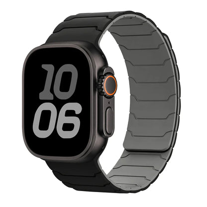 Magnetic Silicone Apple Watch Band 38mm To 46mm Universal Fit - Strap Shack