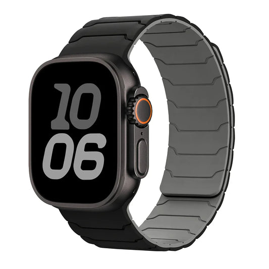 Magnetic Silicone Apple Watch Band 38mm To 46mm Universal Fit - Strap Shack