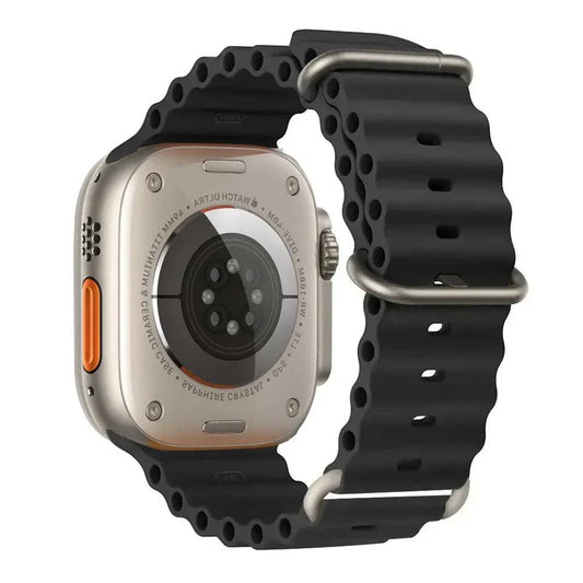 Ocean Band Silicone Watch Strap For Apple Watch Ultra Series 7 8 9 SE 40mm - Strap Shack