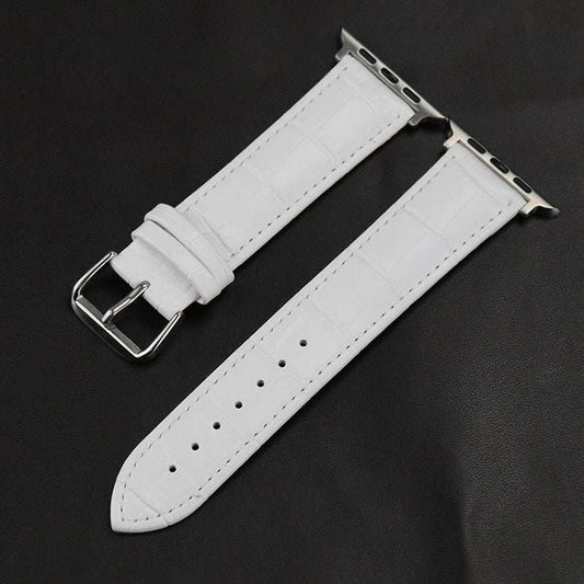 Genuine Leather Crocodile Pattern Strap for Apple Watch - Strap Shack