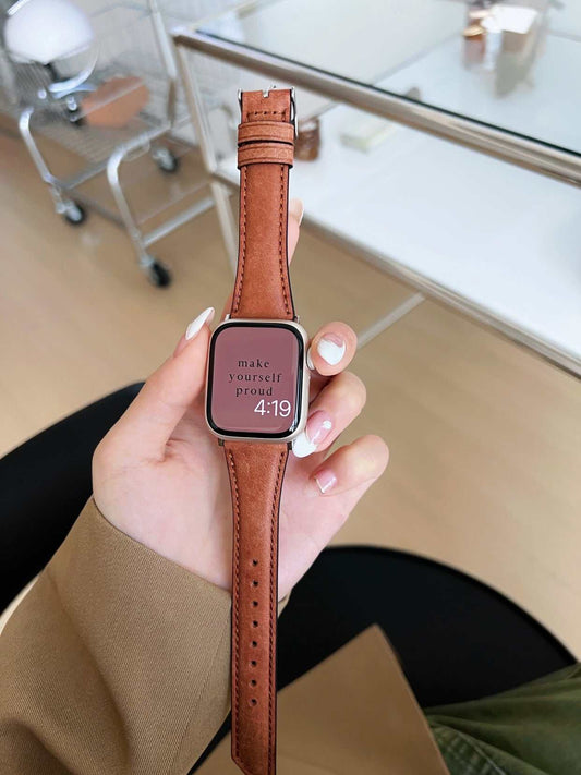 Vintage Leather Watch Strap - Handmade Comfort Design - Strap Shack