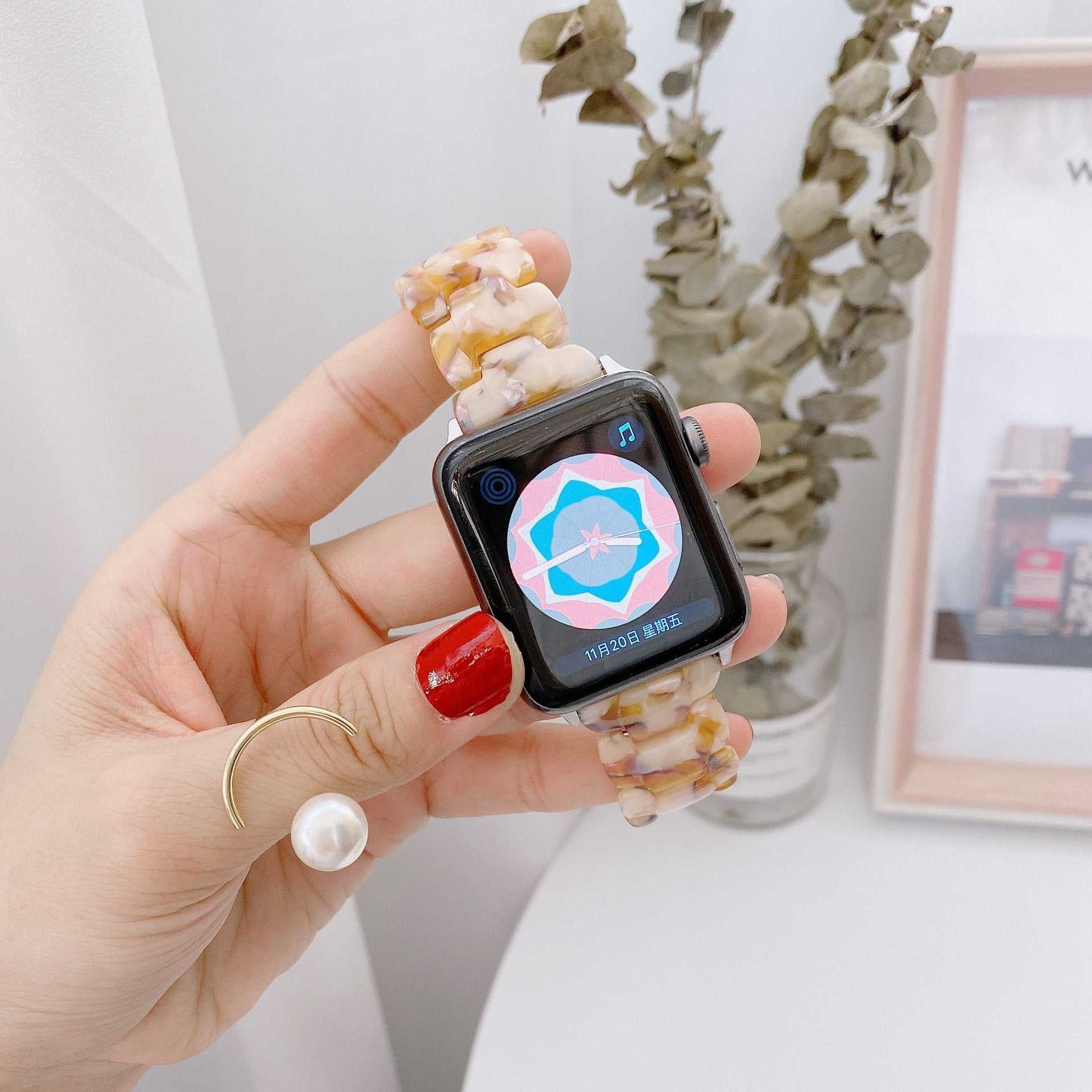 Oval Smart Watch with Lightweight Resin Strap - Strap Shack