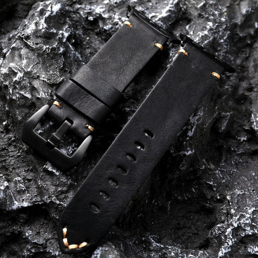 Handmade Thickened Cowhide Watch Strap